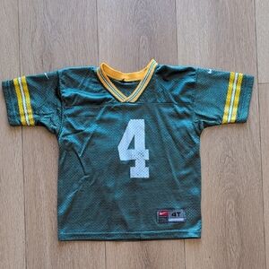 Nike Kids Green and Gold Jersey